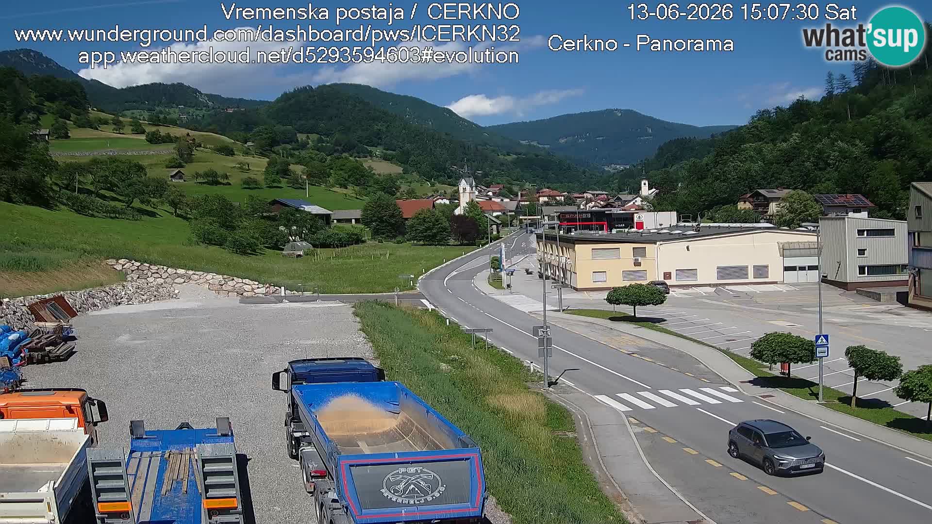 Webcam Ingresso Città di Cerkno