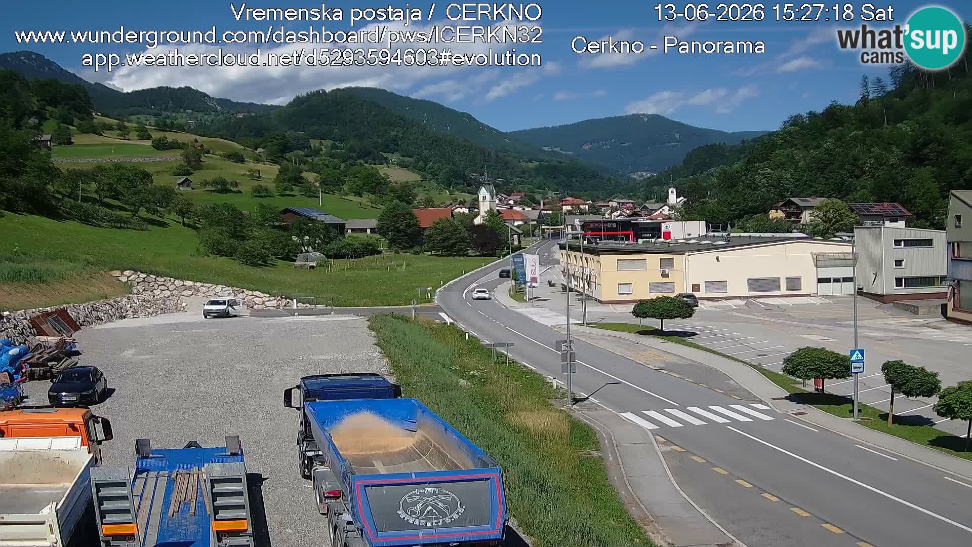 Webcam Ingresso Città di Cerkno