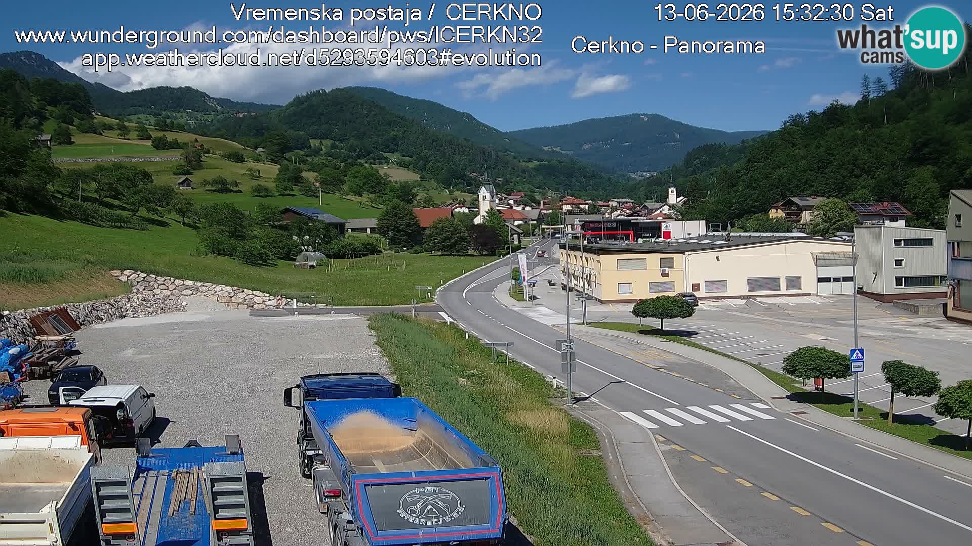 Webcam Ingresso Città di Cerkno