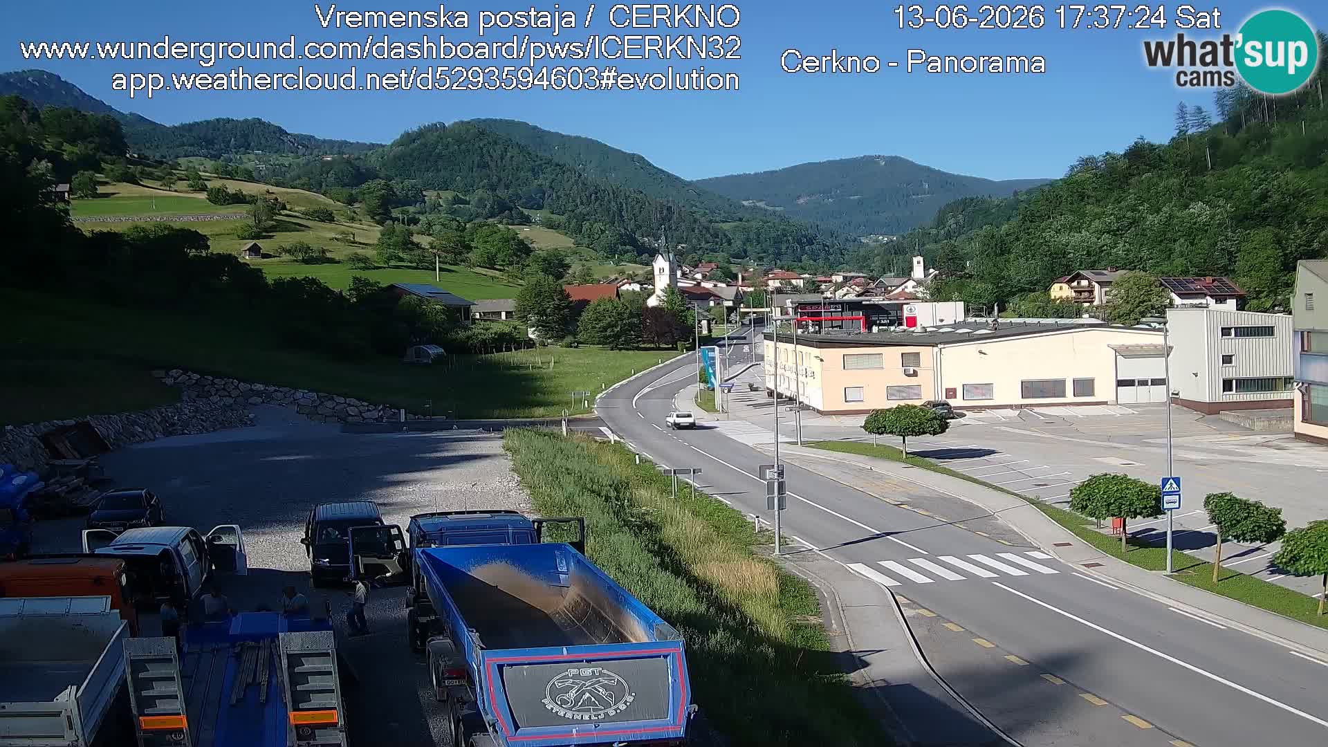 Webcam Ingresso Città di Cerkno