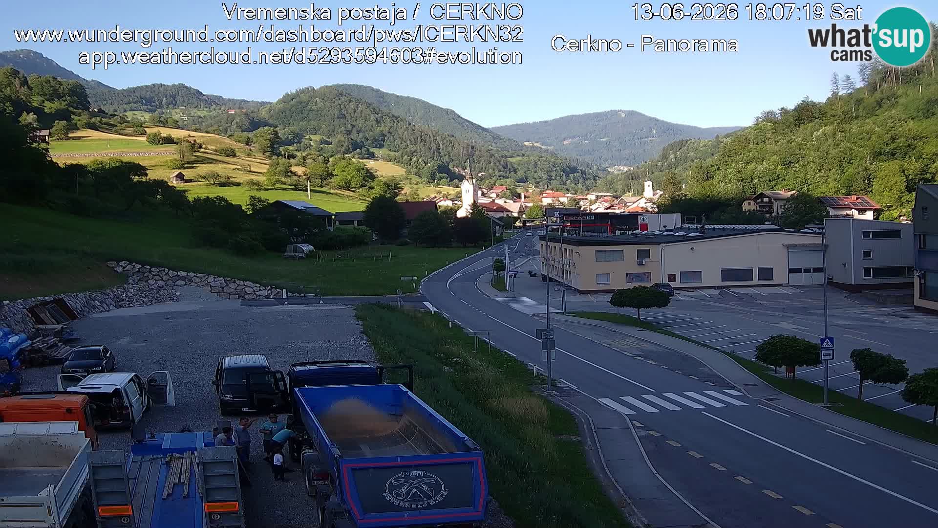 Webcam Ingresso Città di Cerkno