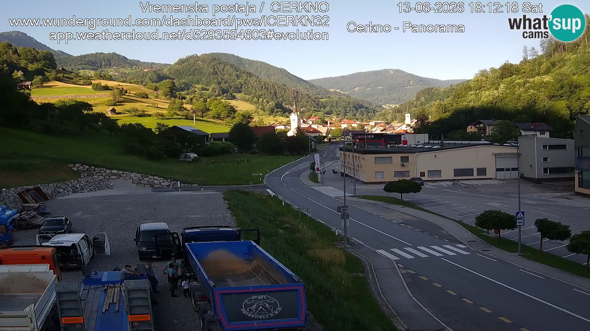 Cerkno ulaz u grad – Kamera uživo