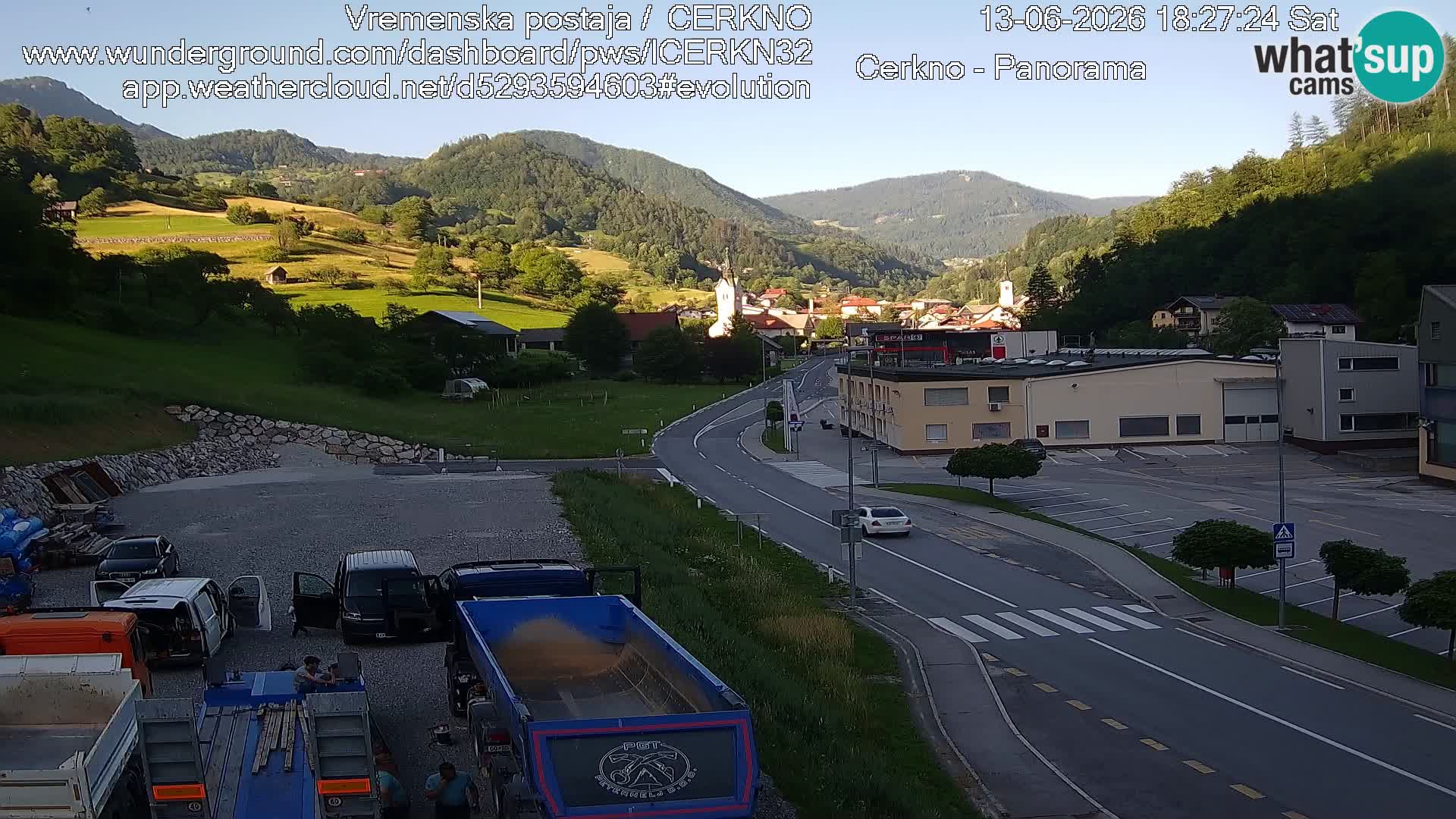 Cerkno Stadteingang Live-Webcam