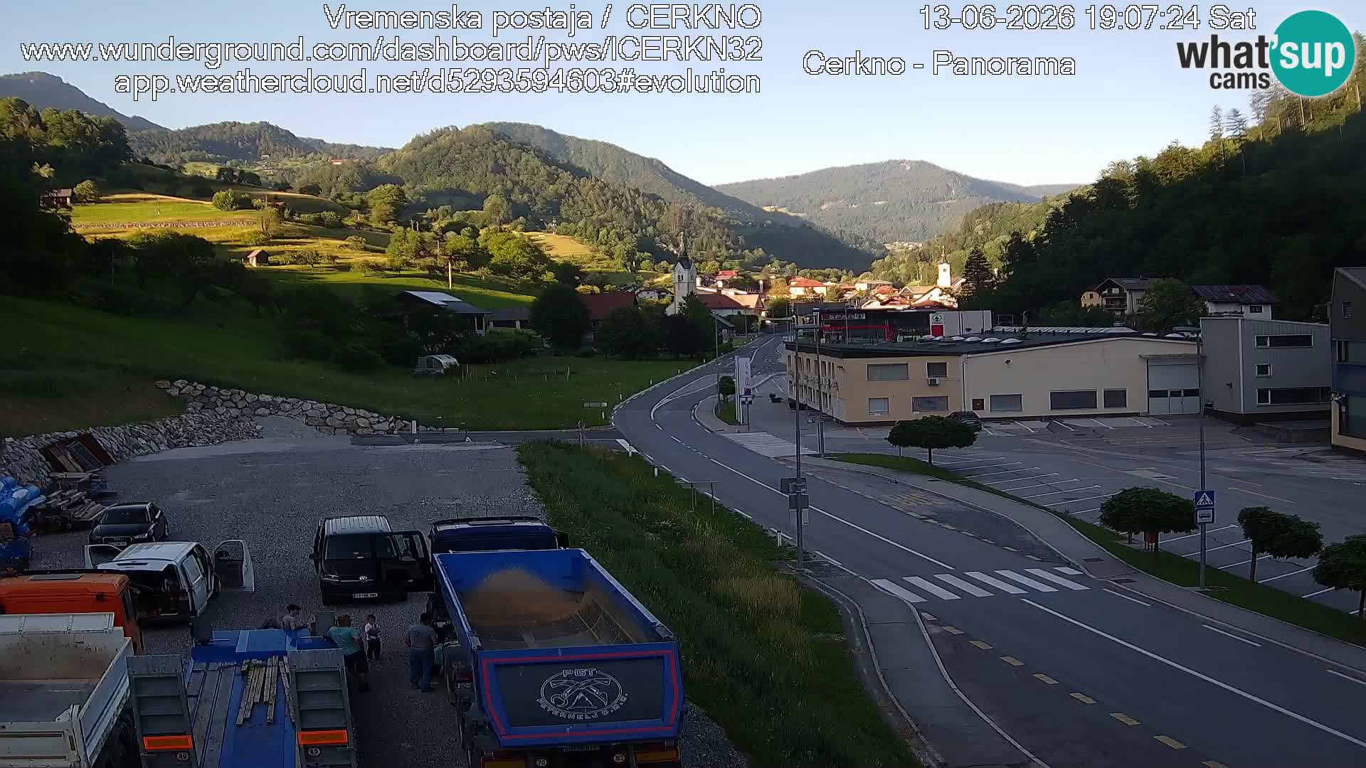 Cerkno ulaz u grad – Kamera uživo