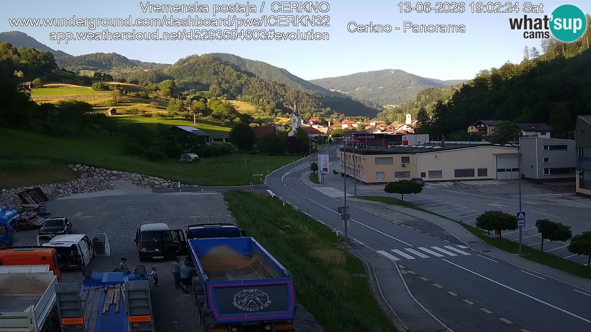 Cerkno ulaz u grad – Kamera uživo