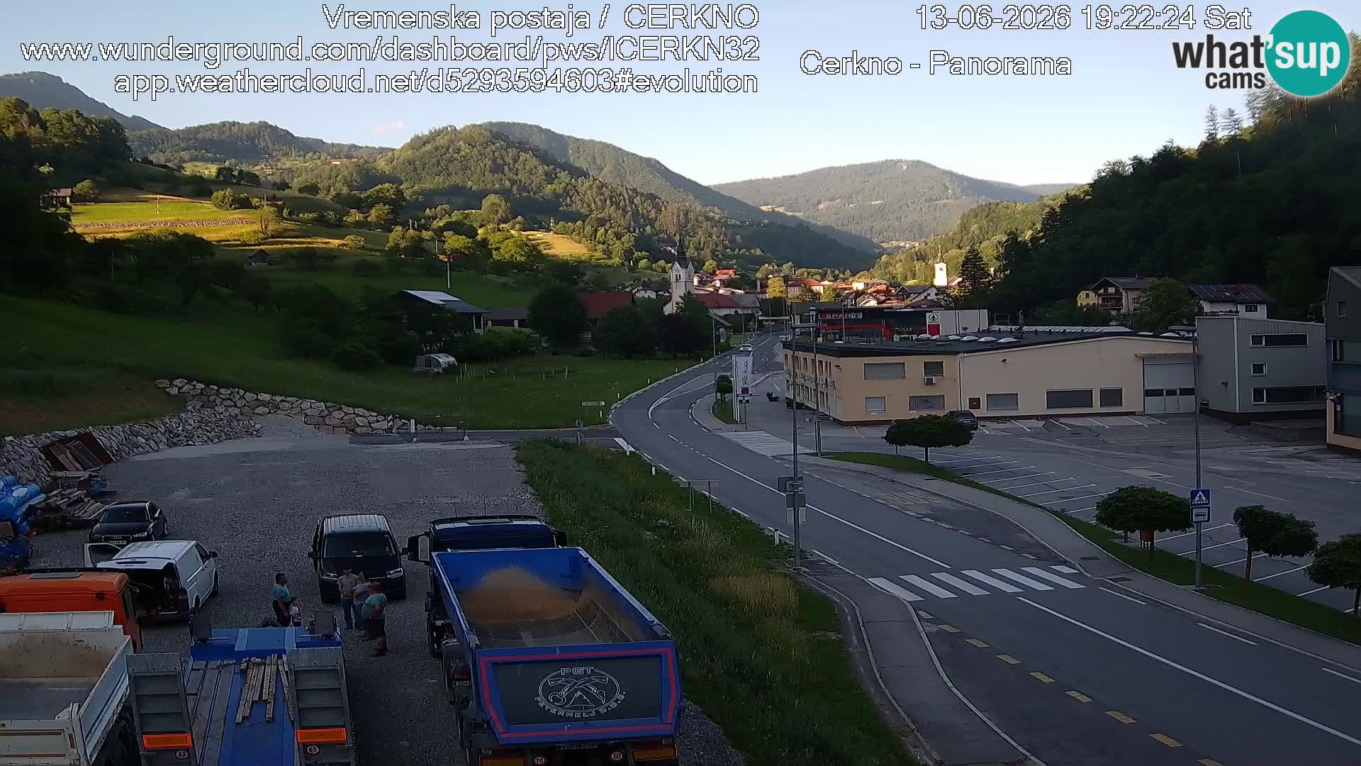 Cerkno Stadteingang Live-Webcam