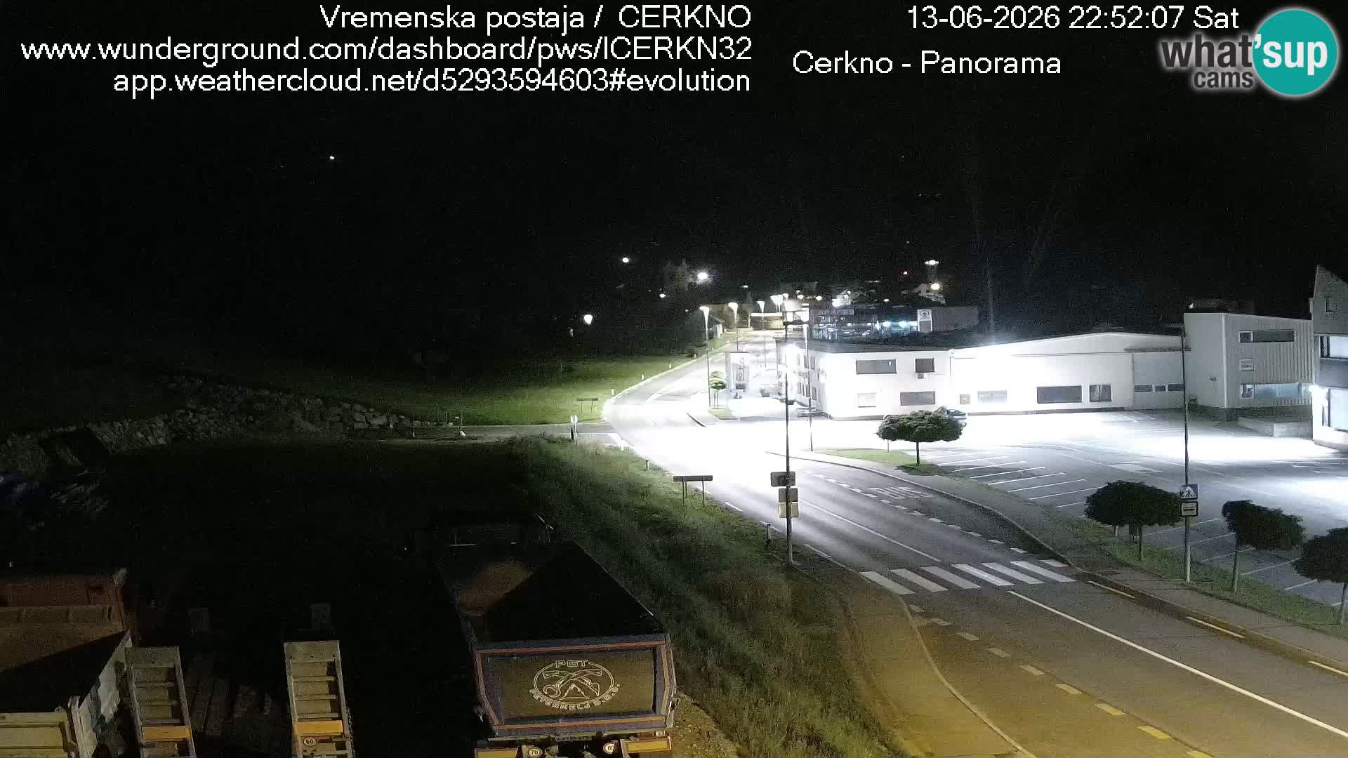 Cerkno entrada a la ciudad Webcam en vivo