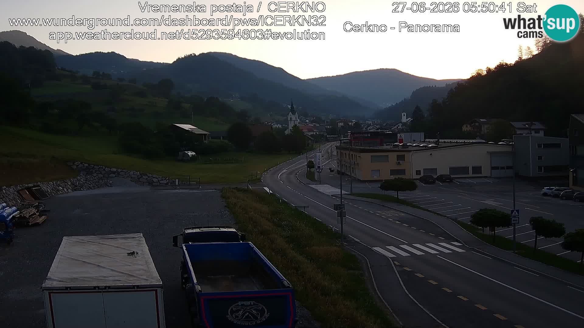 Cerkno ulaz u grad – Kamera uživo