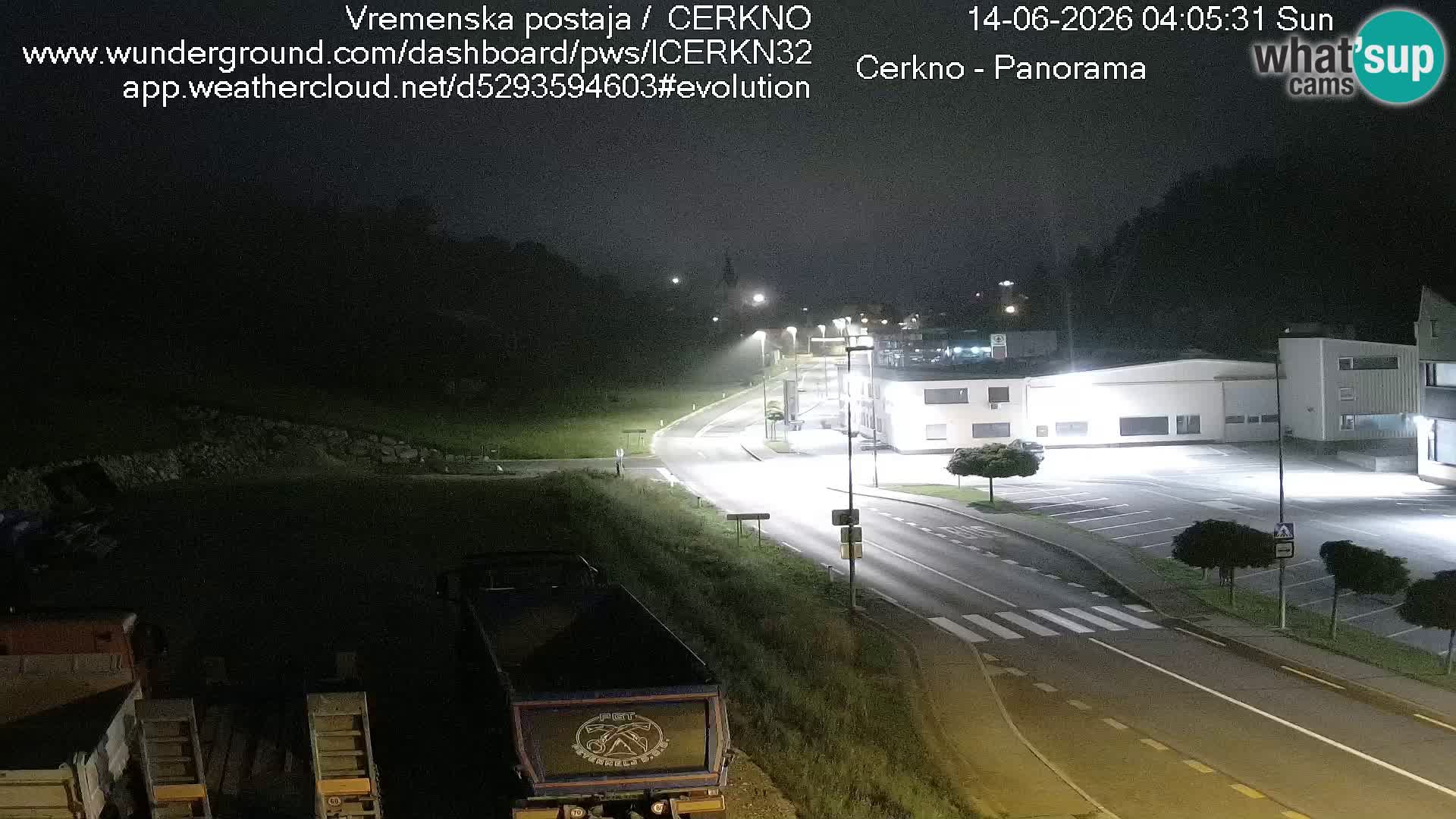 Cerkno ulaz u grad – Kamera uživo