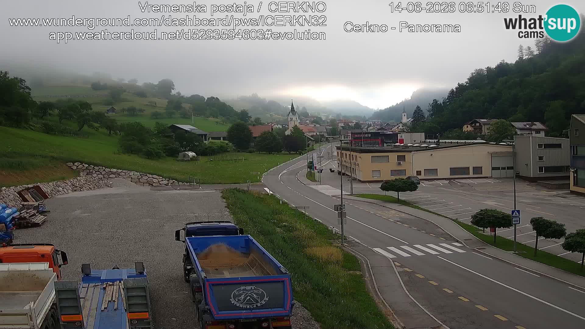 Cerkno Stadteingang Live-Webcam