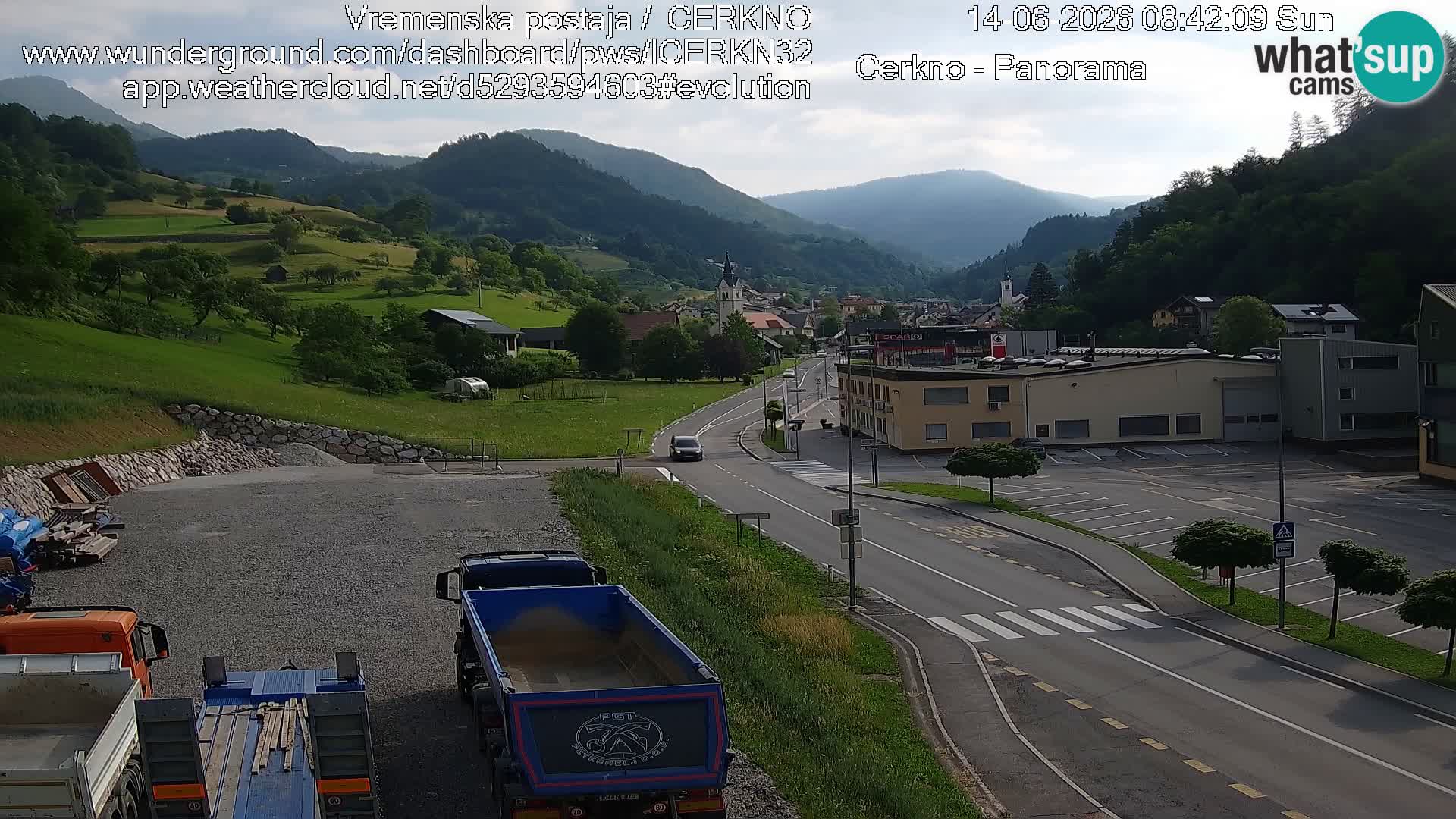 Webcam Ingresso Città di Cerkno