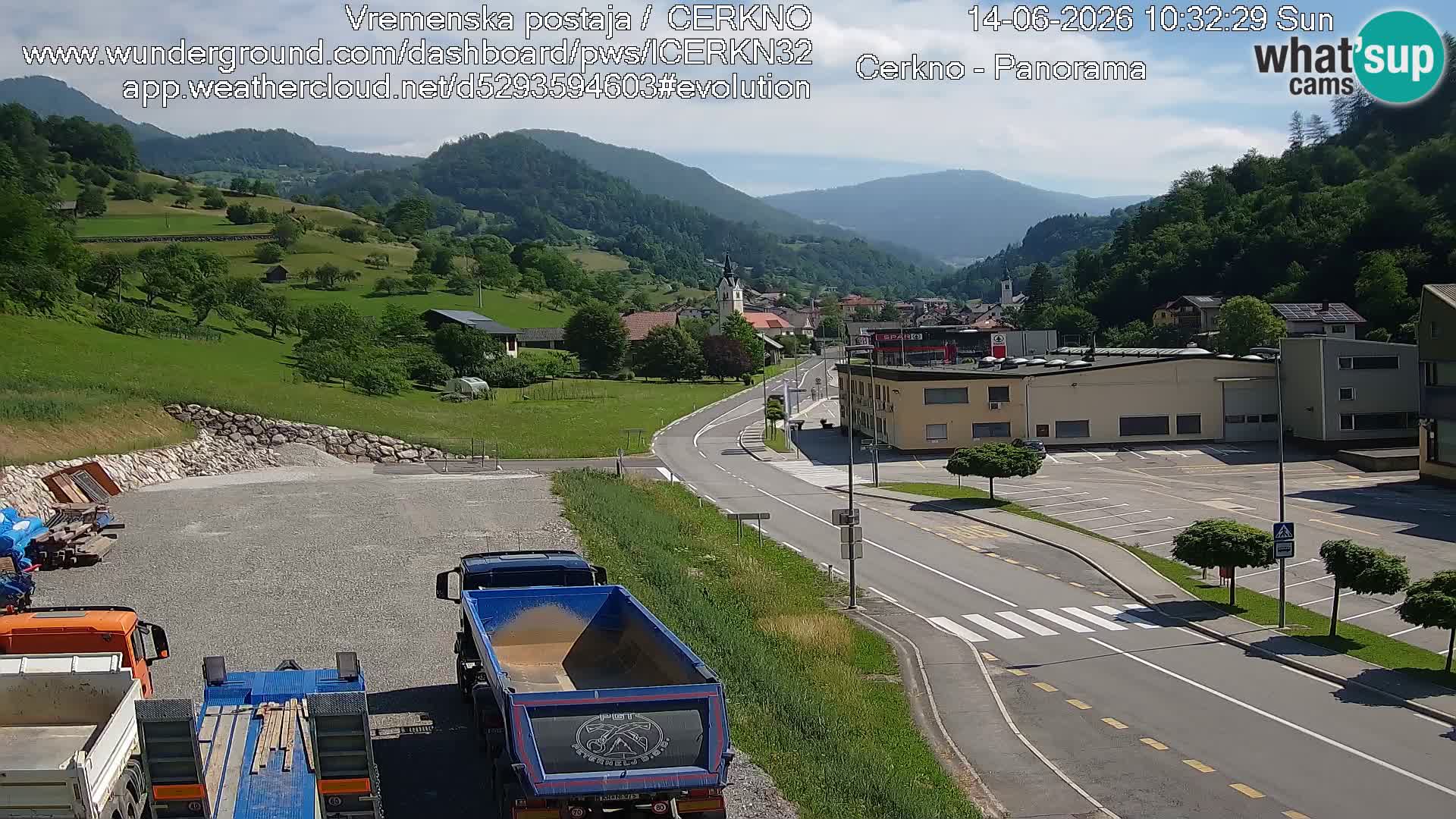 Webcam Ingresso Città di Cerkno