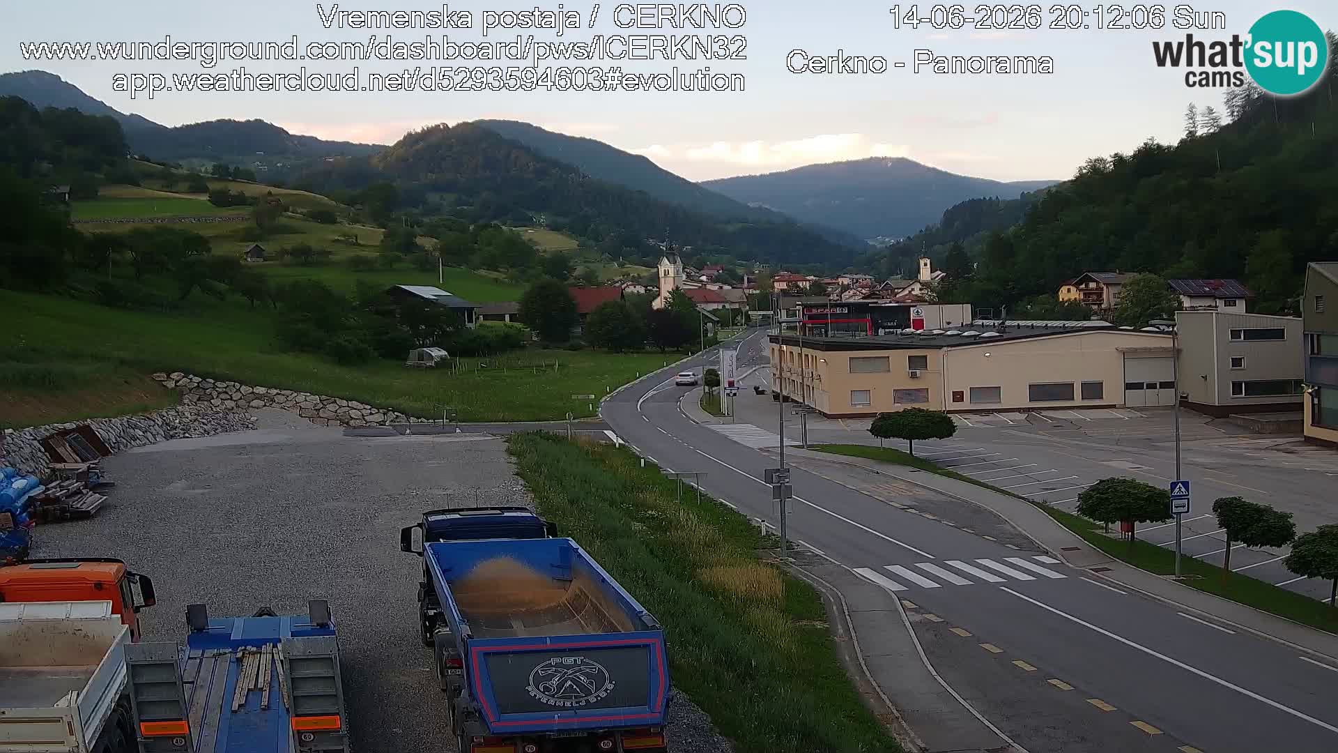 Cerkno Stadteingang Live-Webcam