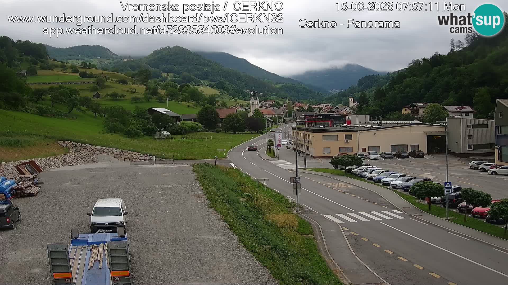 Cerkno Stadteingang Live-Webcam