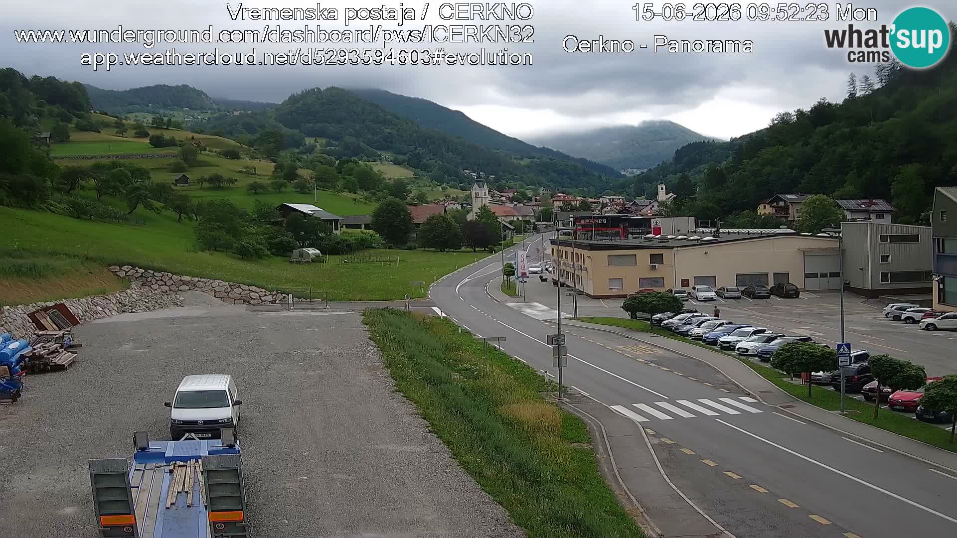 Cerkno ulaz u grad – Kamera uživo