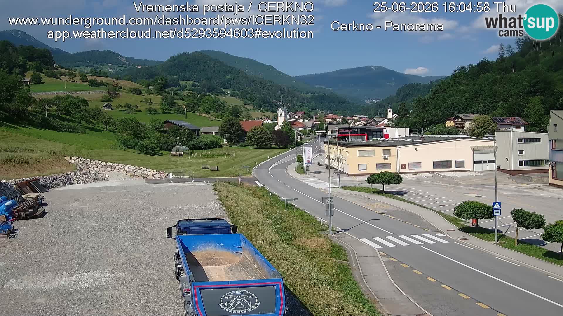 Webcam Ingresso Città di Cerkno