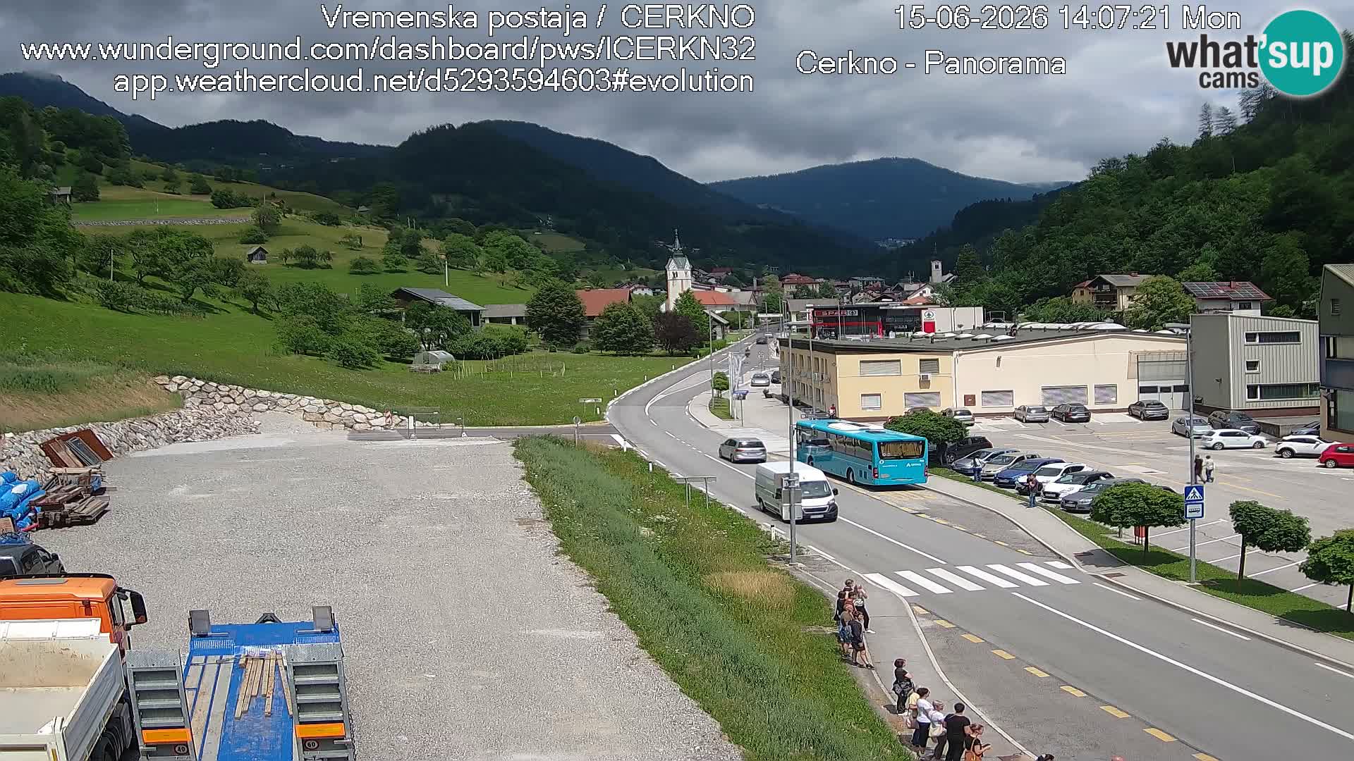 Cerkno Stadteingang Live-Webcam