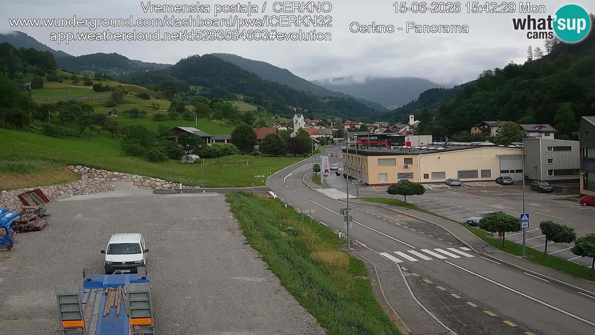Cerkno Stadteingang Live-Webcam