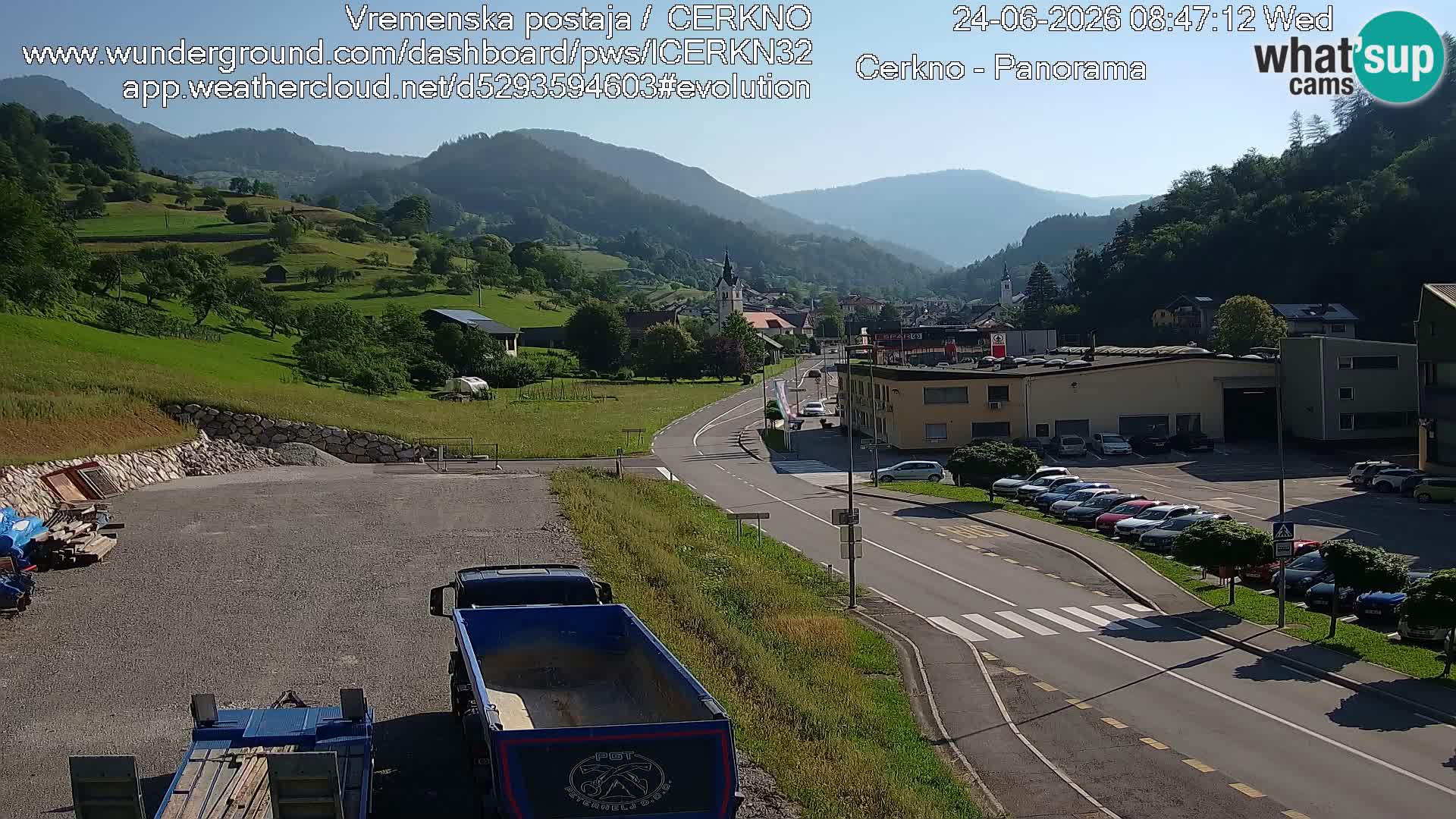 Cerkno ulaz u grad – Kamera uživo
