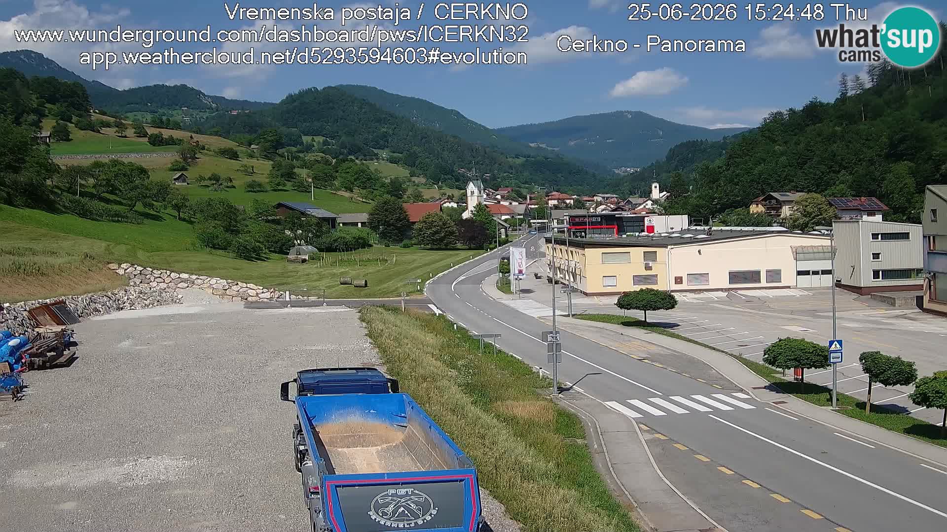 Webcam Ingresso Città di Cerkno