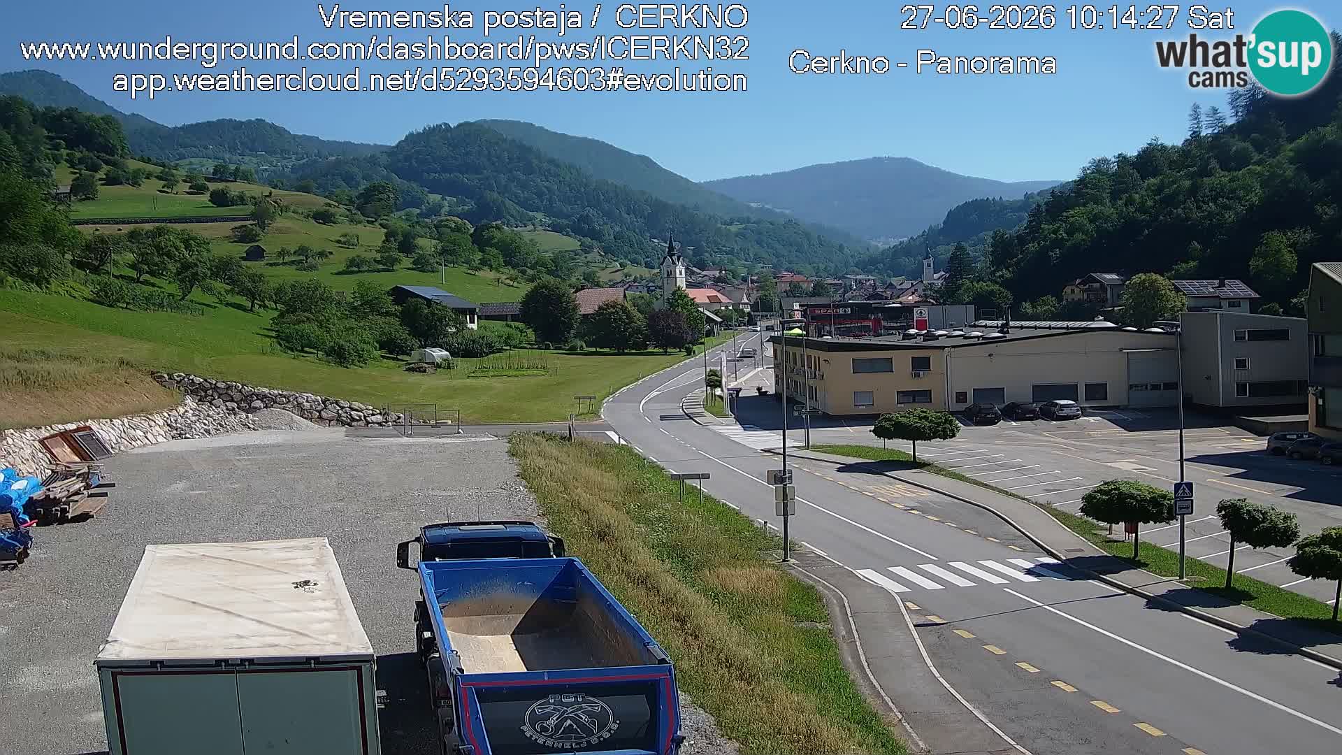 Webcam Ingresso Città di Cerkno