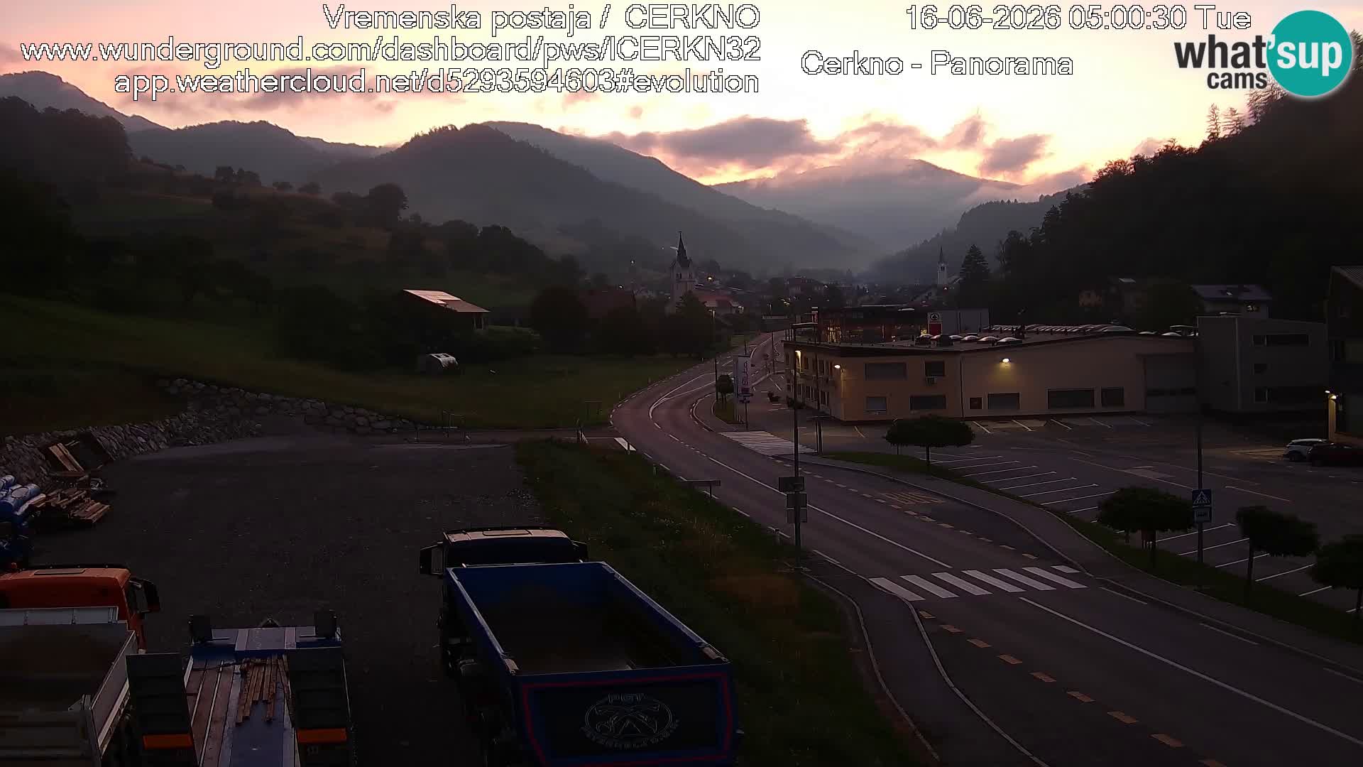 Cerkno Stadteingang Live-Webcam