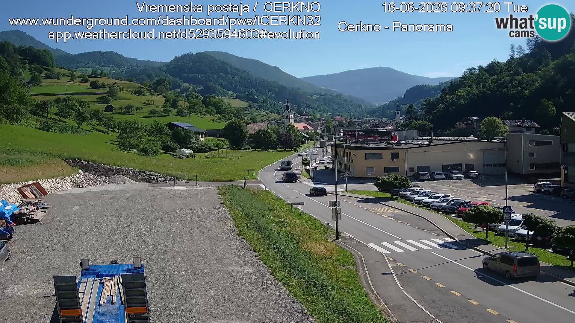 Webcam Ingresso Città di Cerkno