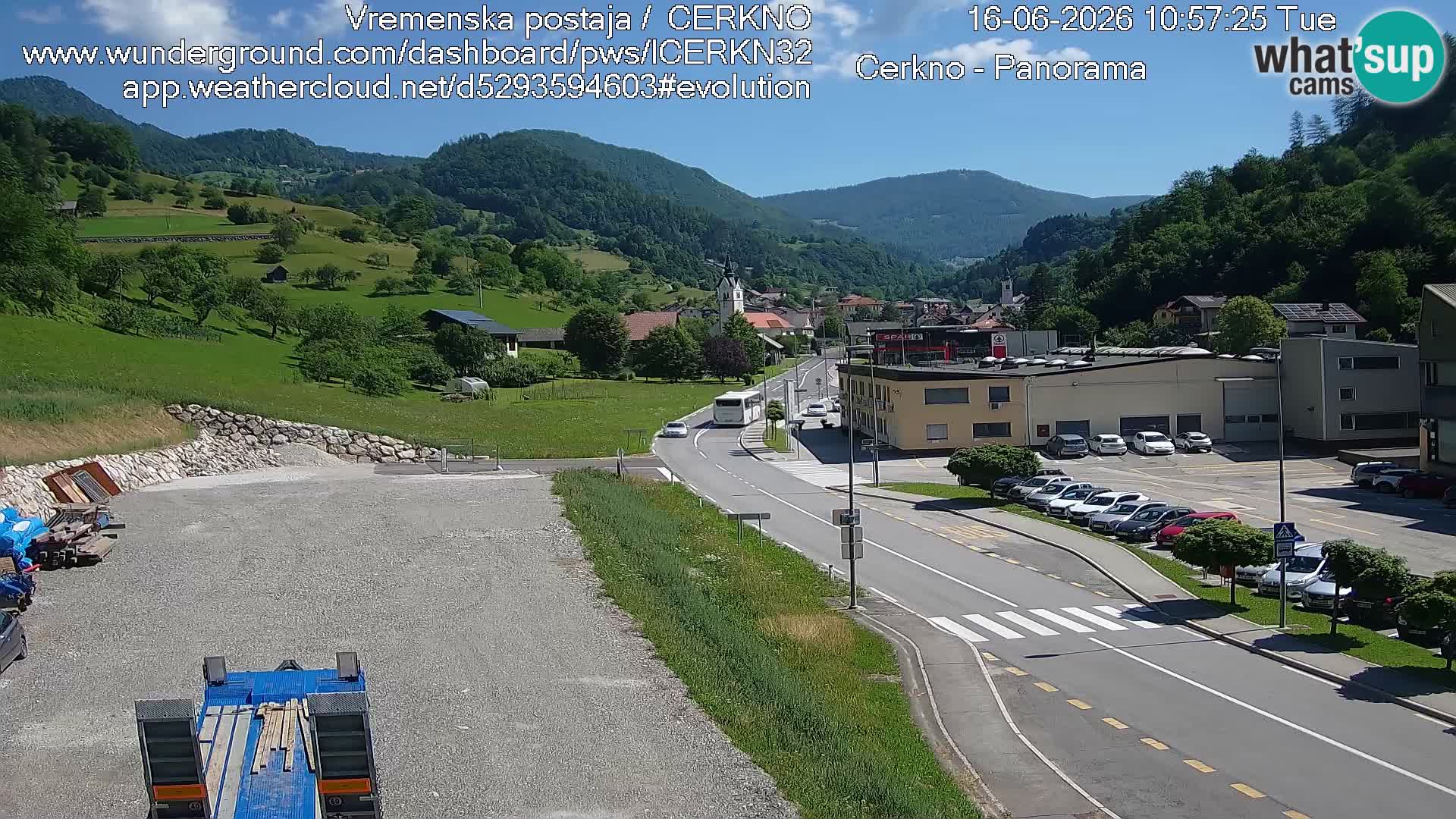Webcam Ingresso Città di Cerkno