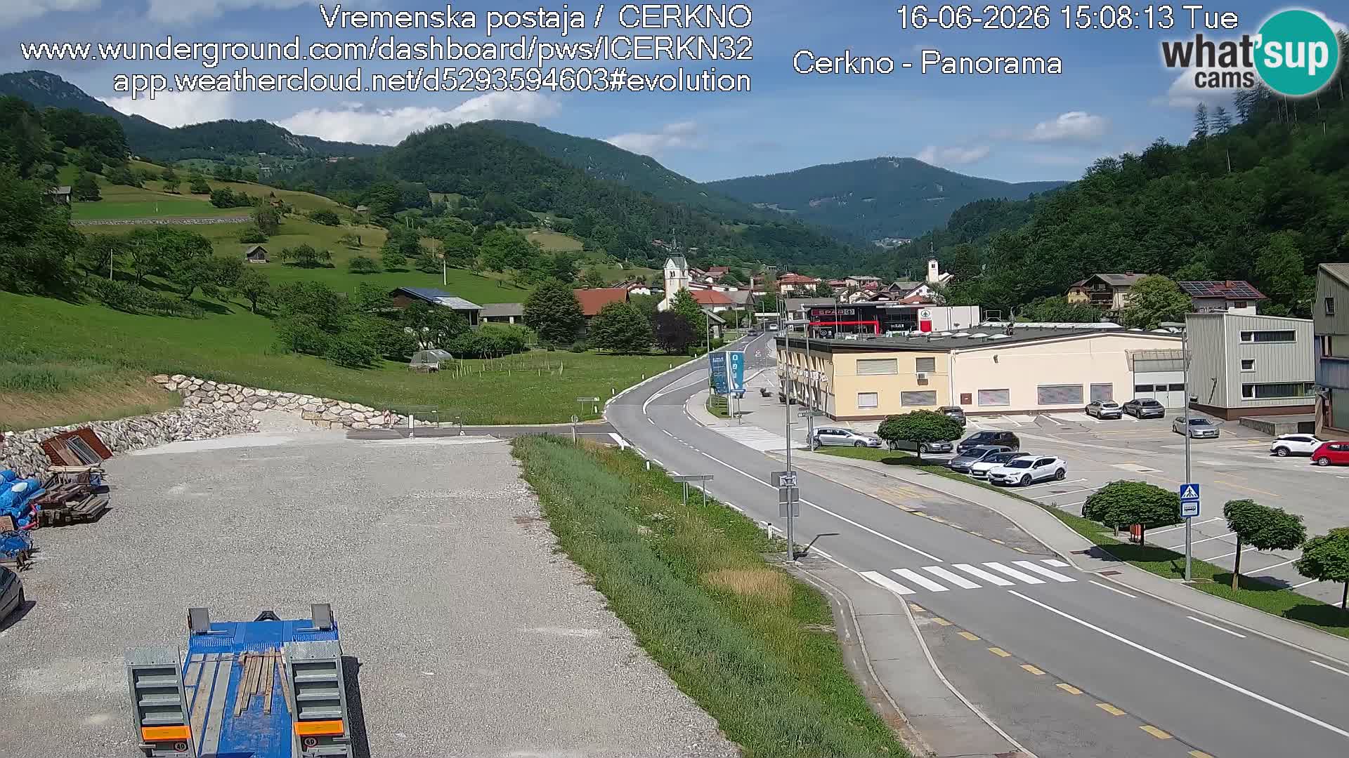 Cerkno Stadteingang Live-Webcam