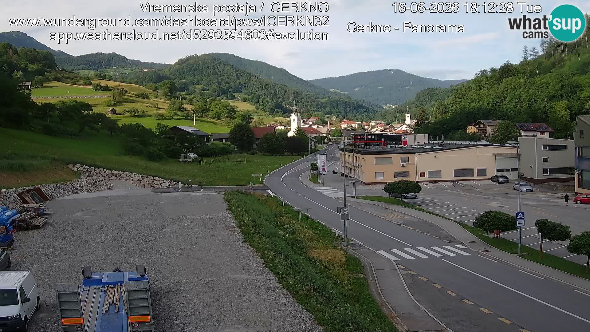 Webcam Ingresso Città di Cerkno