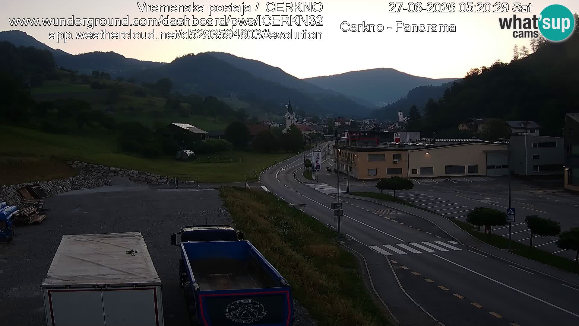 Cerkno Stadteingang Live-Webcam