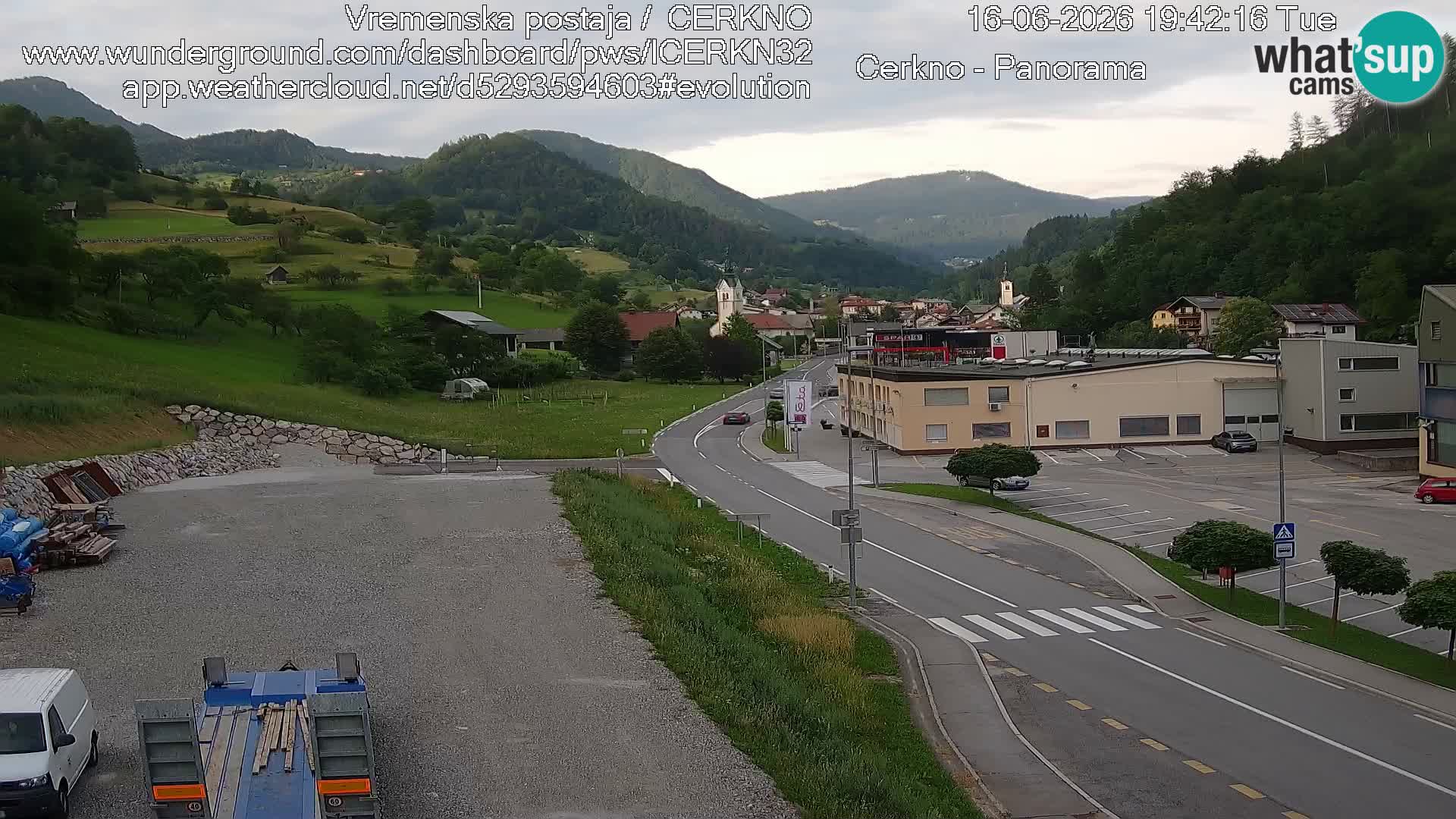 Webcam Ingresso Città di Cerkno