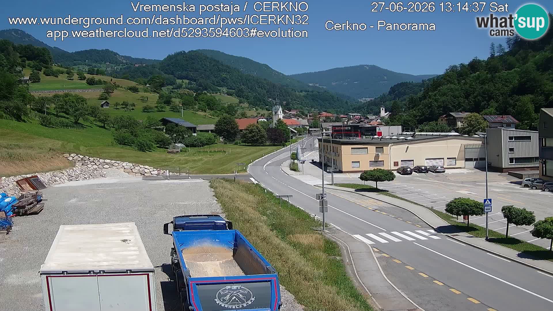Webcam Ingresso Città di Cerkno