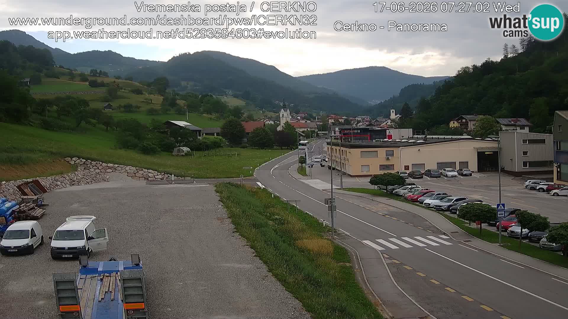 Cerkno Stadteingang Live-Webcam