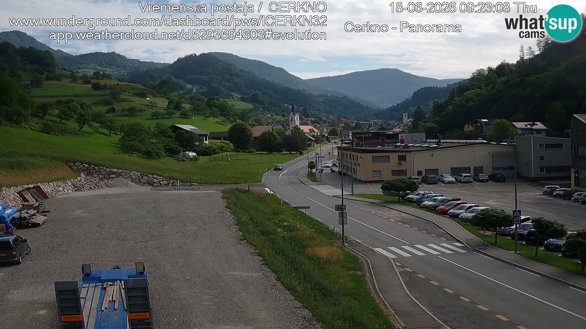 Cerkno Stadteingang Live-Webcam