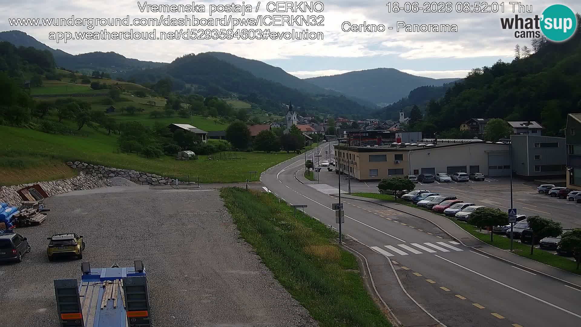 Webcam Ingresso Città di Cerkno