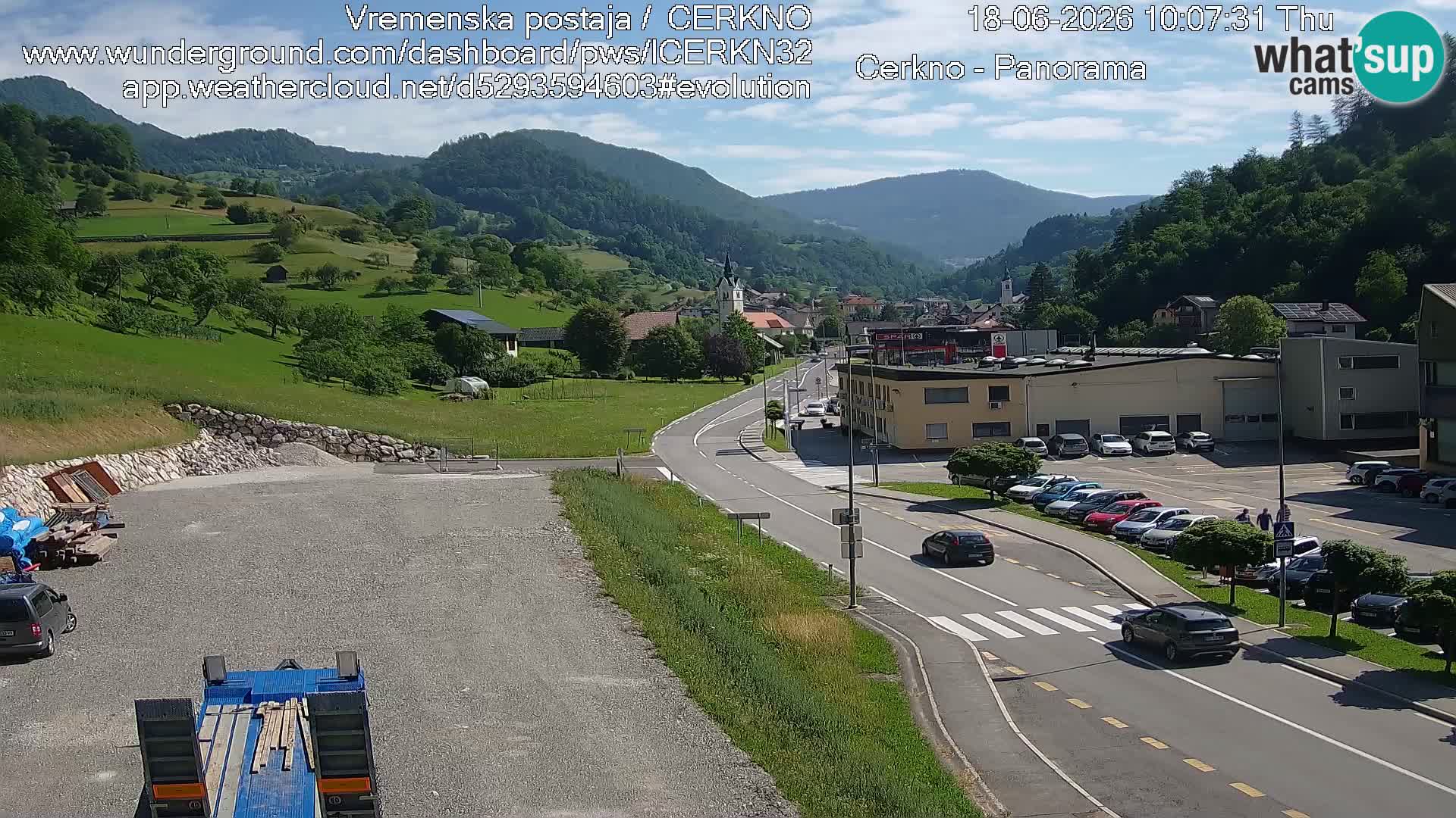 Webcam Ingresso Città di Cerkno