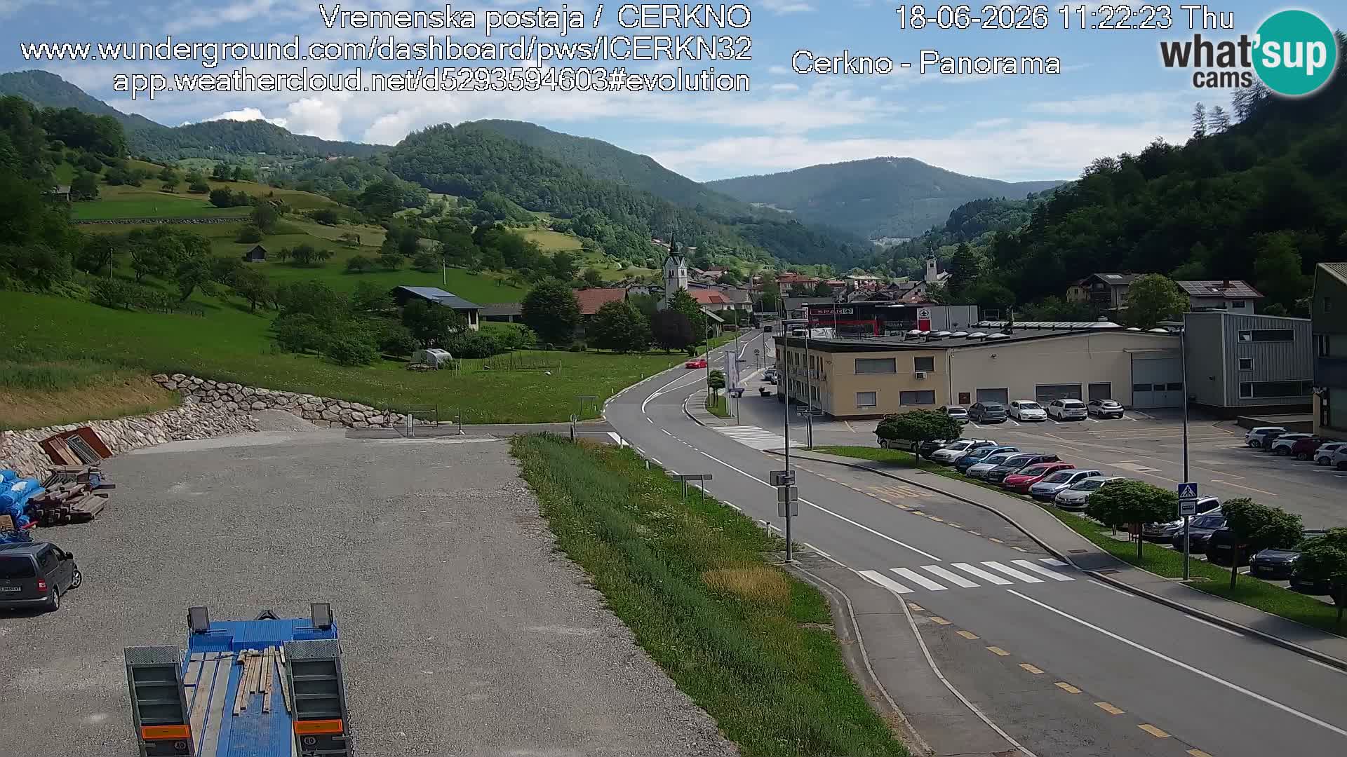 Webcam Ingresso Città di Cerkno