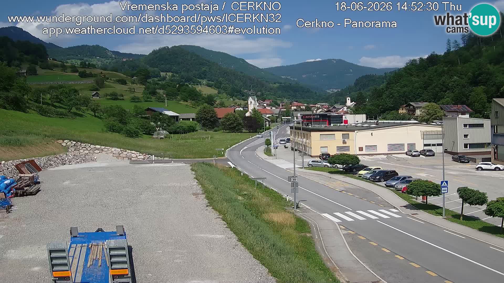 Webcam Ingresso Città di Cerkno
