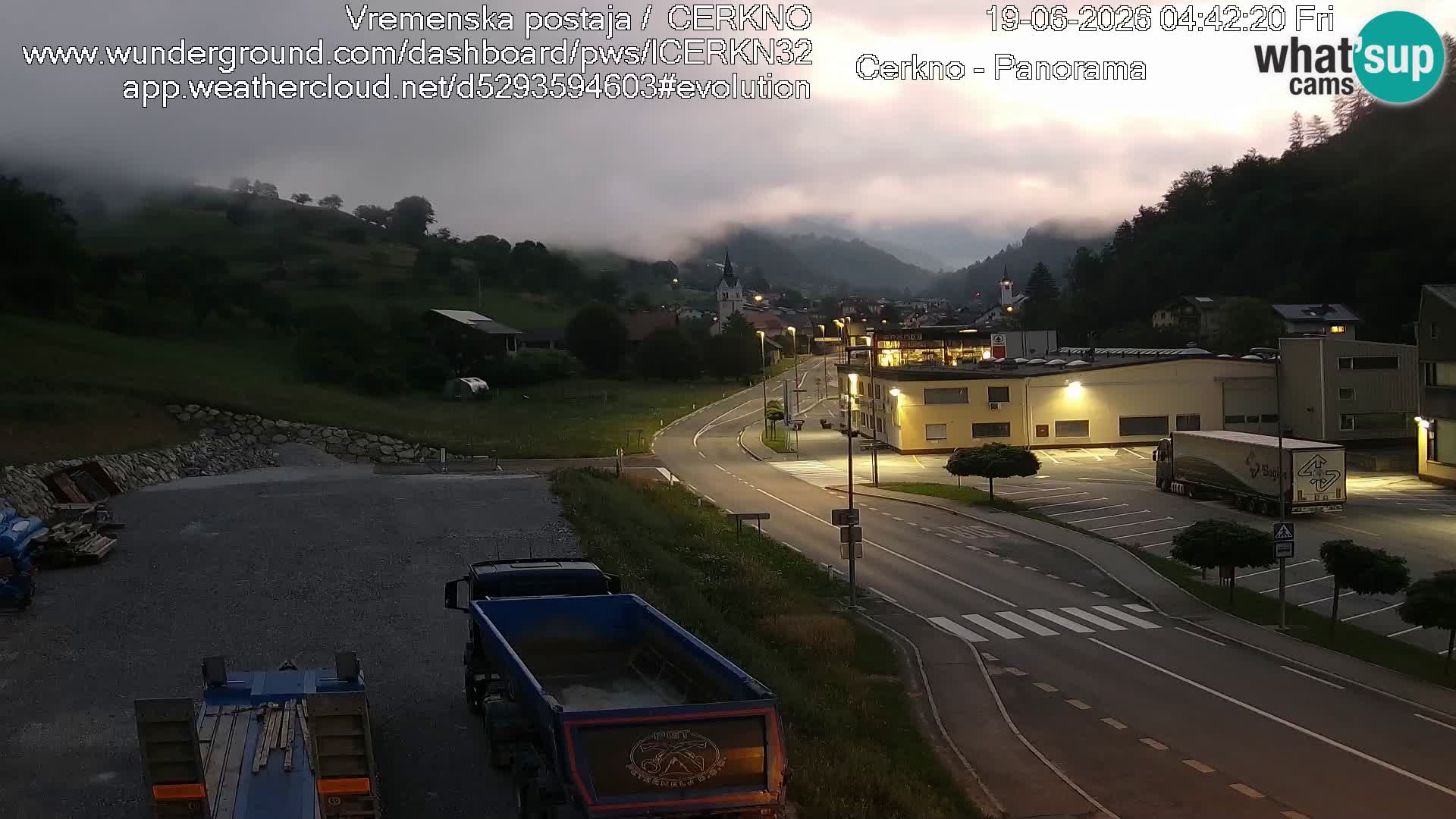 Cerkno ulaz u grad – Kamera uživo