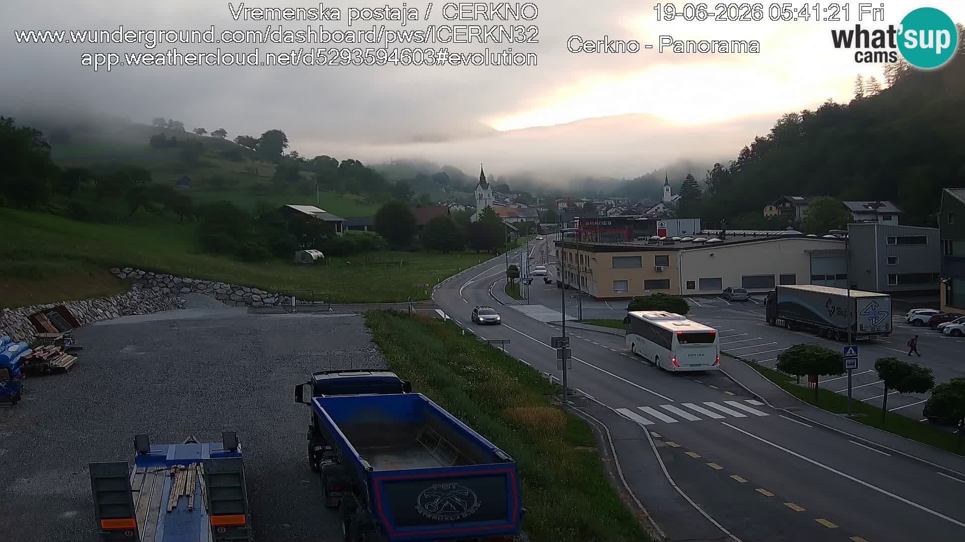 Webcam Ingresso Città di Cerkno