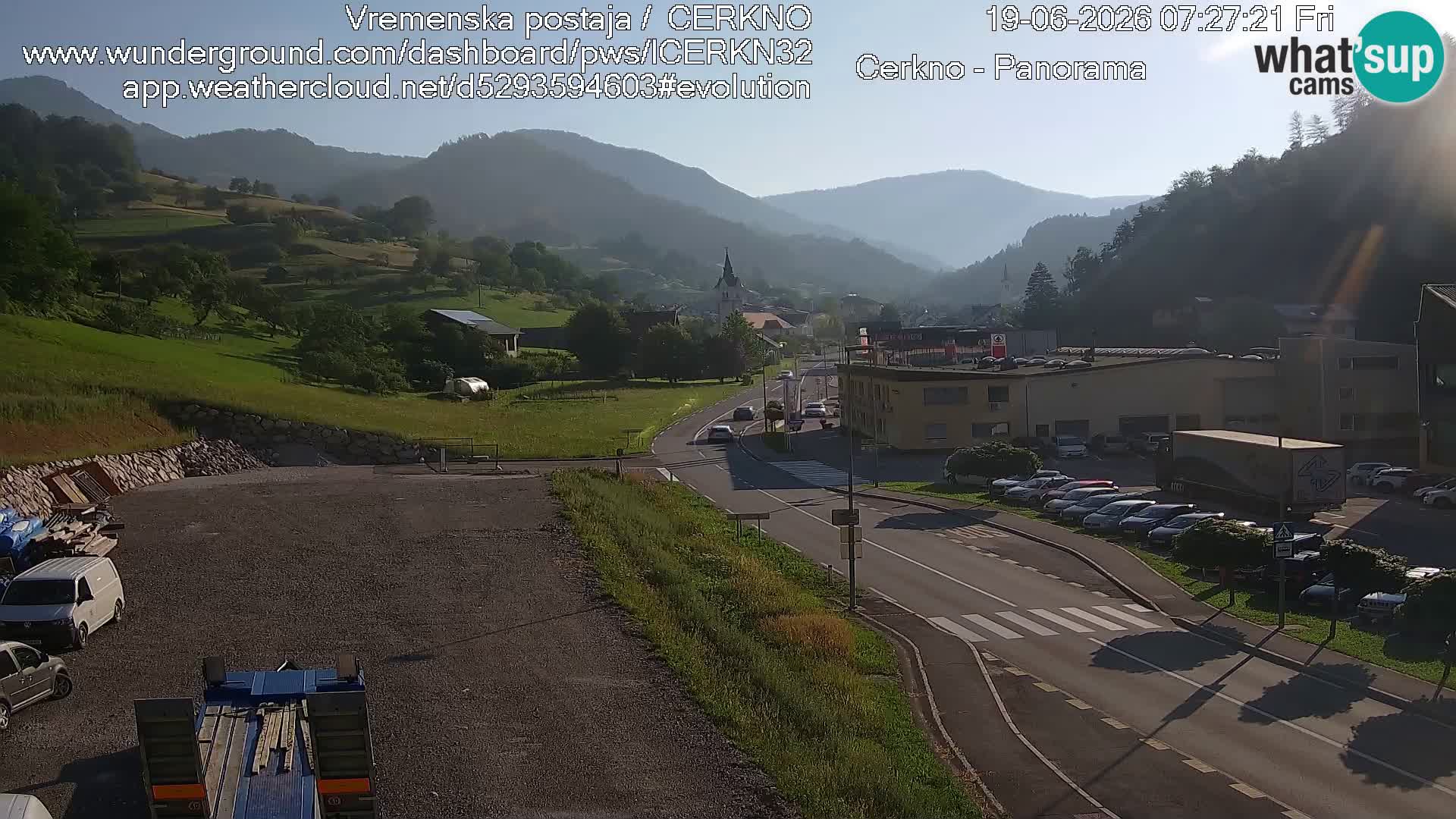 Cerkno ulaz u grad – Kamera uživo