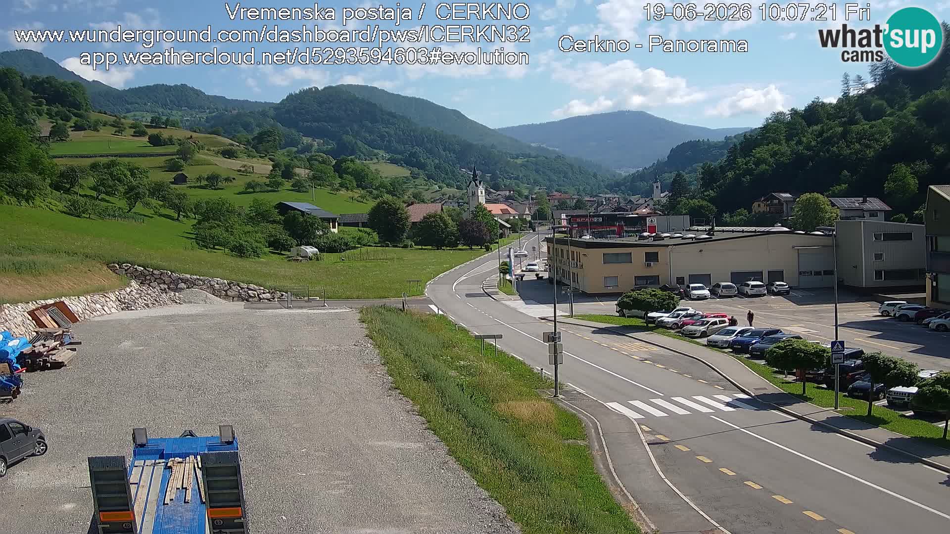 Cerkno Stadteingang Live-Webcam