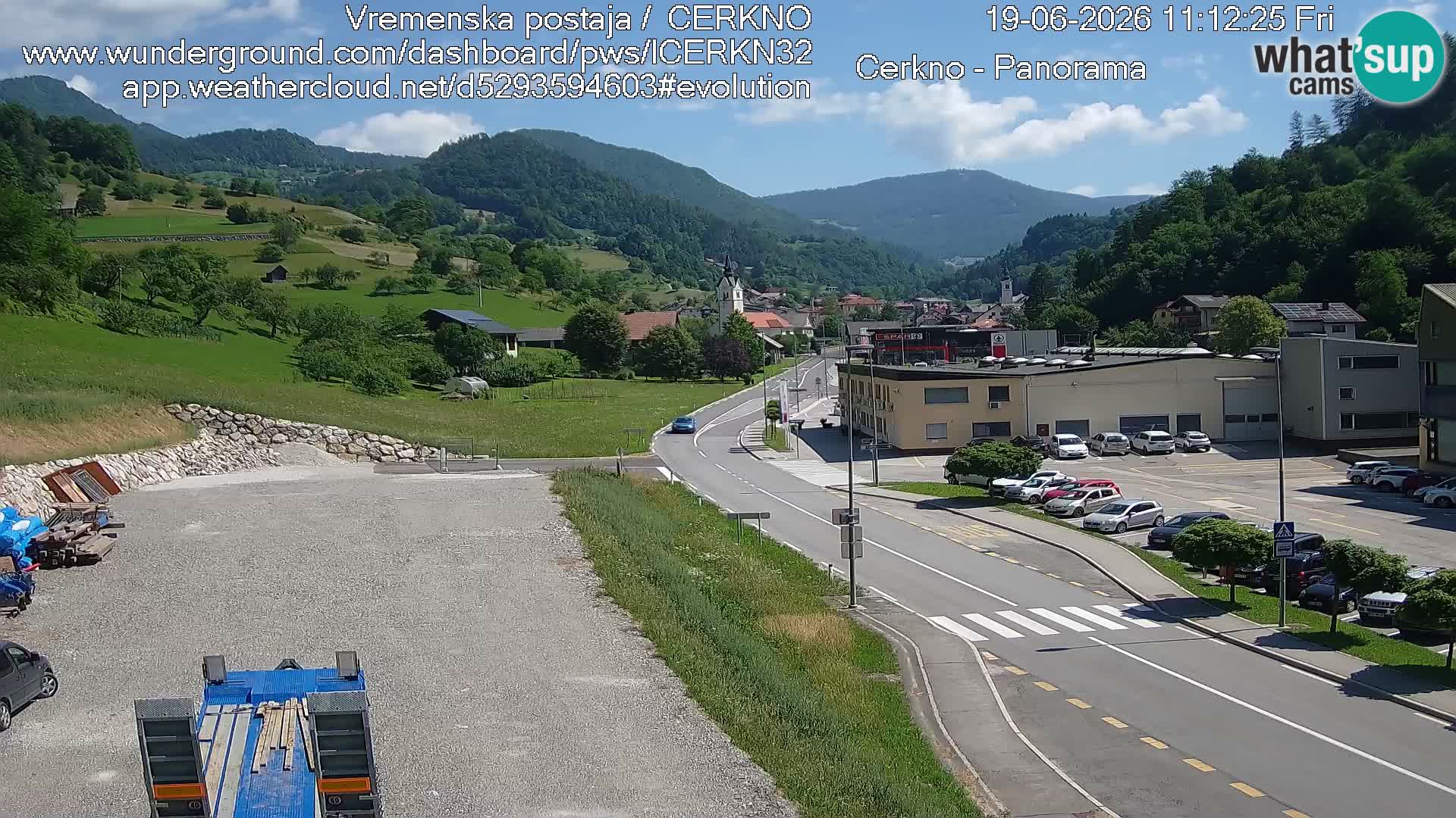 Webcam Ingresso Città di Cerkno