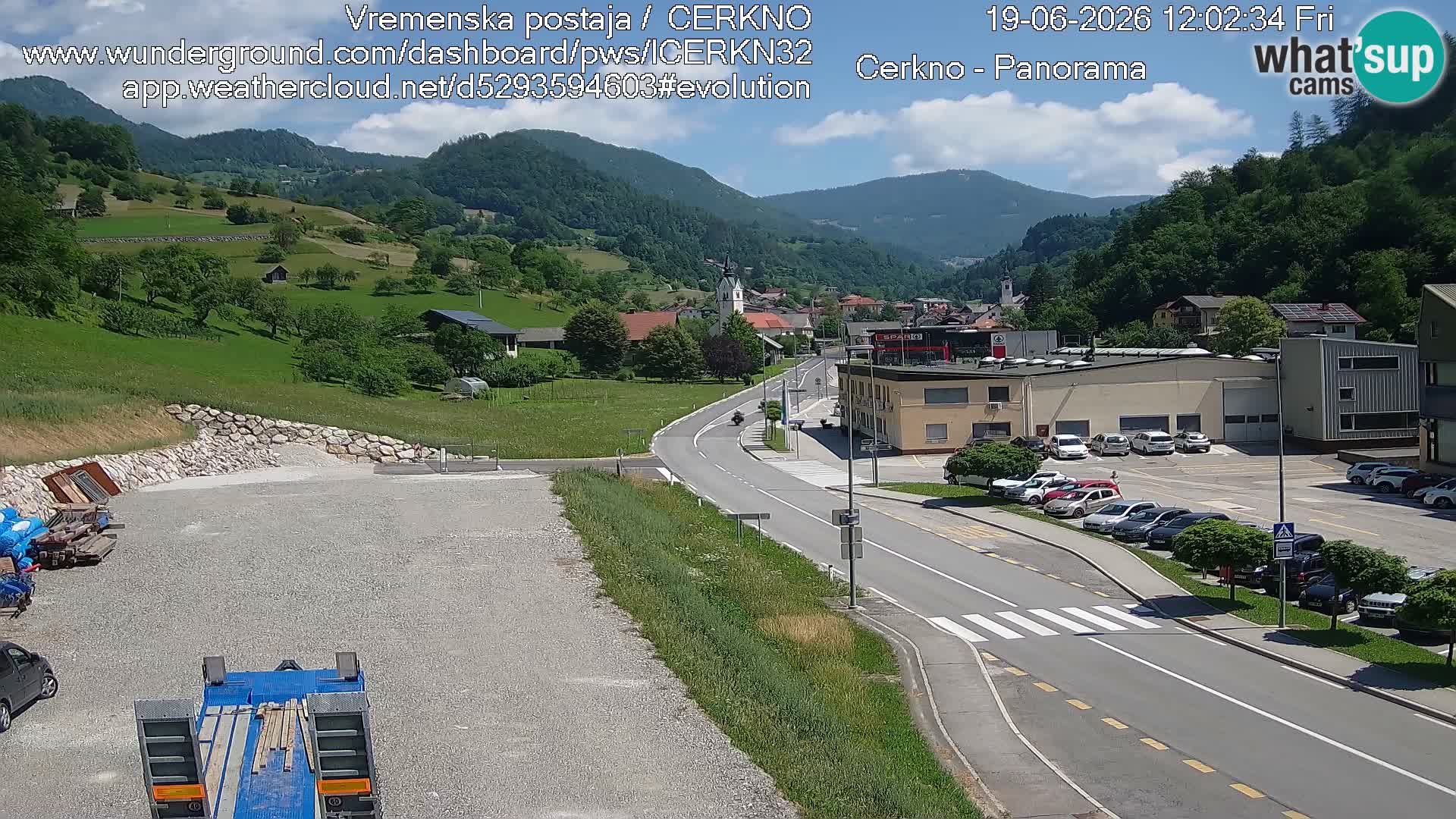 Cerkno Stadteingang Live-Webcam