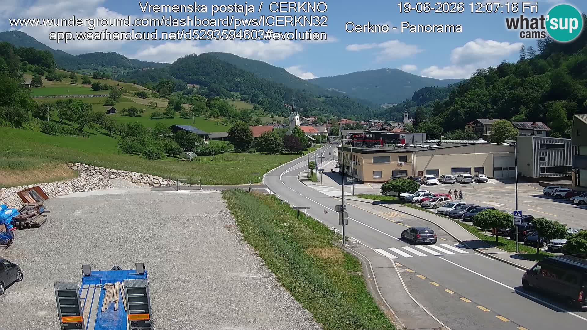 Cerkno Stadteingang Live-Webcam