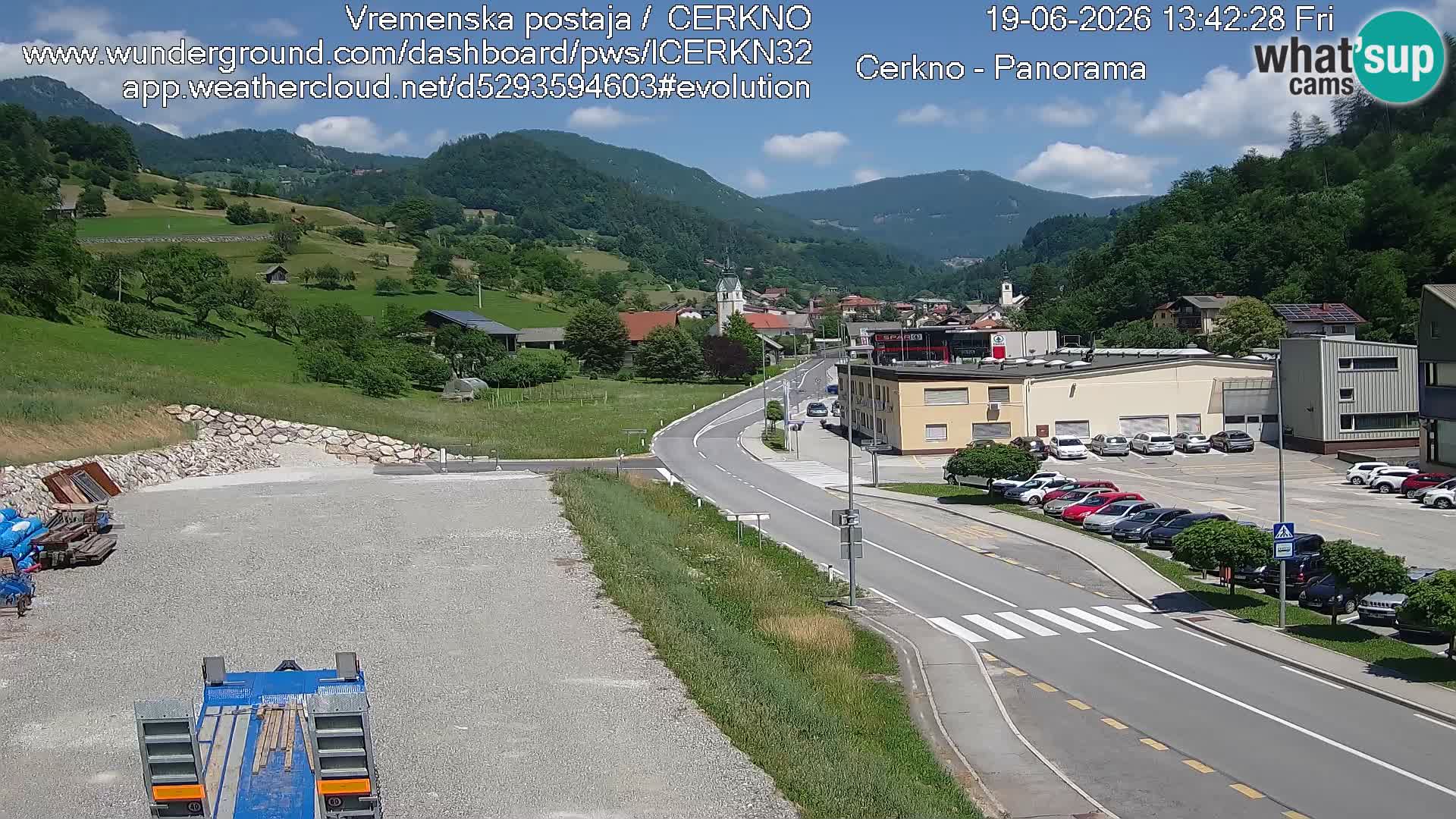 Webcam Ingresso Città di Cerkno