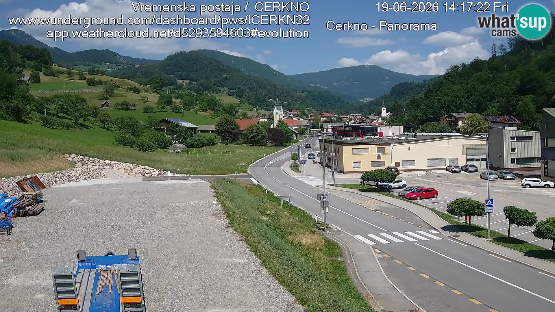 Cerkno Stadteingang Live-Webcam