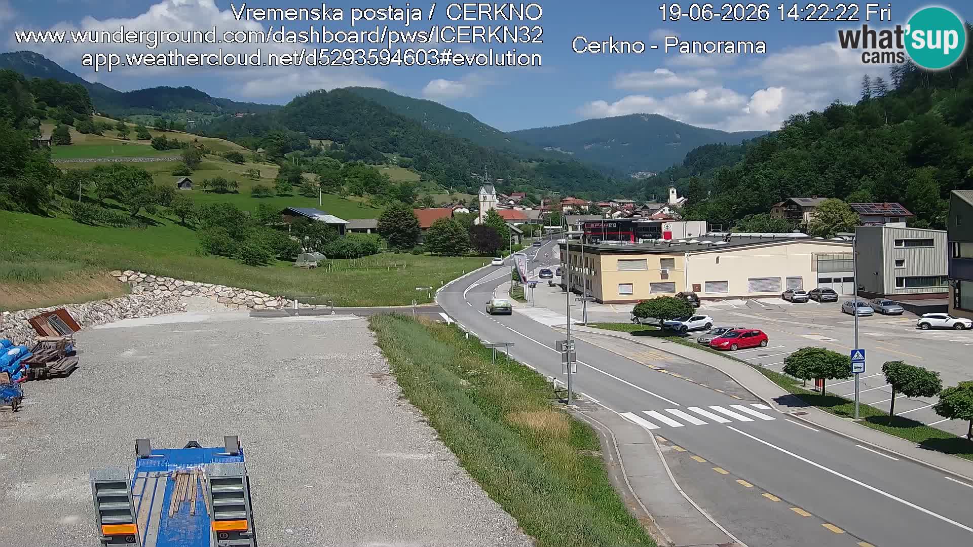 Cerkno Stadteingang Live-Webcam