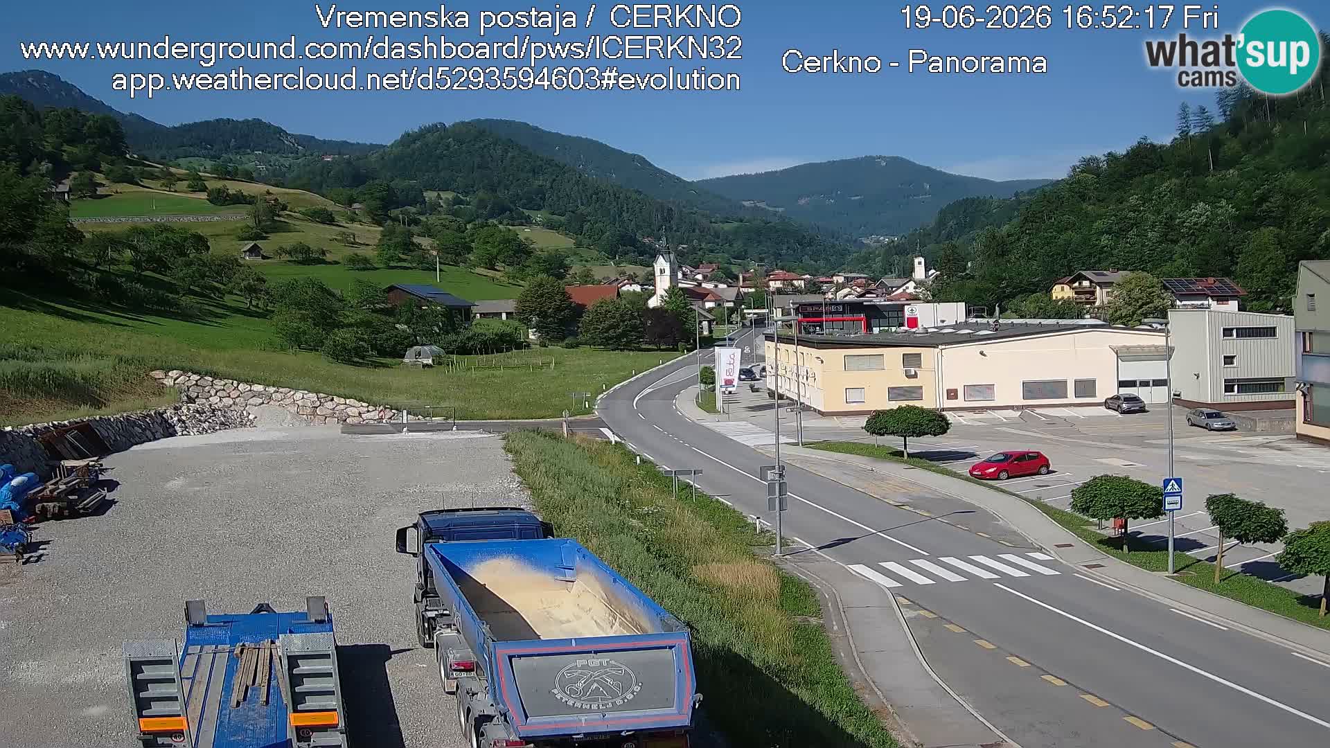 Webcam Ingresso Città di Cerkno